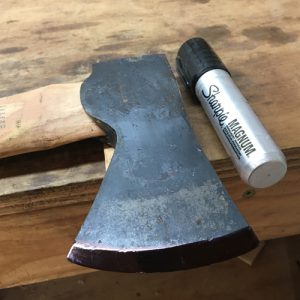 Sharpening An Old Axe Stock Photo - Download Image Now