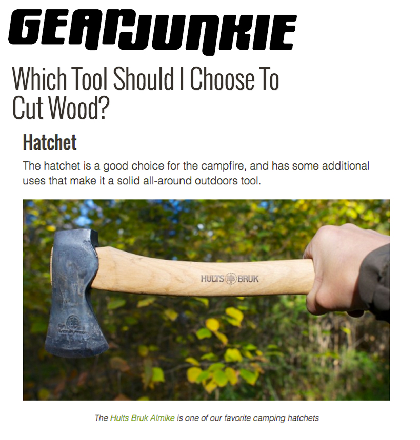 Gear Junkie Hults Bruk - which axe to choose